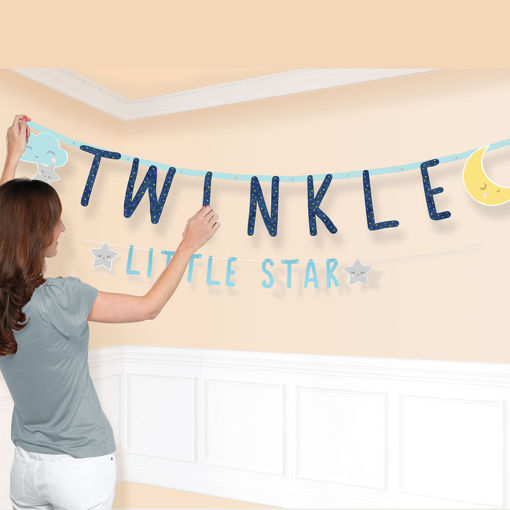 Picture of TWINKLE LITTLE STAR JUMBO LETTER BANNER KIT - 3.96M
